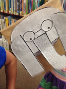 Gerald Paper Bag Puppet by Chloe