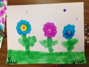 Dot Paint Flowers by Addy