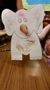 Elephant Finger Puppet by Kiley
